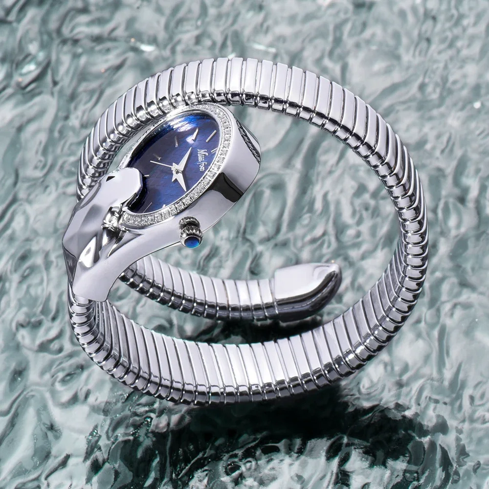 Silver Steel Watch Women Watches Ladies Creative Steel Women's Bangle Watches Female Waterproof Clock Relogio Feminino 2021 XFCS