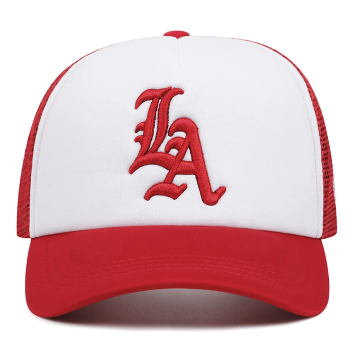 LA Side bestickte, atmungsaktive Mesh-Mütze, Herren-Hip-Hop-Mütze, Baseball-Mütze, Damen-Multi-Style, hochwertige Outdoor-Sonnenschutzhut – Detail 11