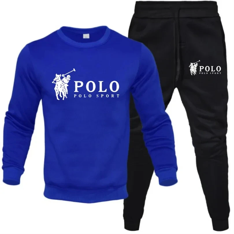 2024 Men's Sports Set Fashion and Leisure Spring and Autumn Combination Hooded Shirt and Pants 2-piece suit