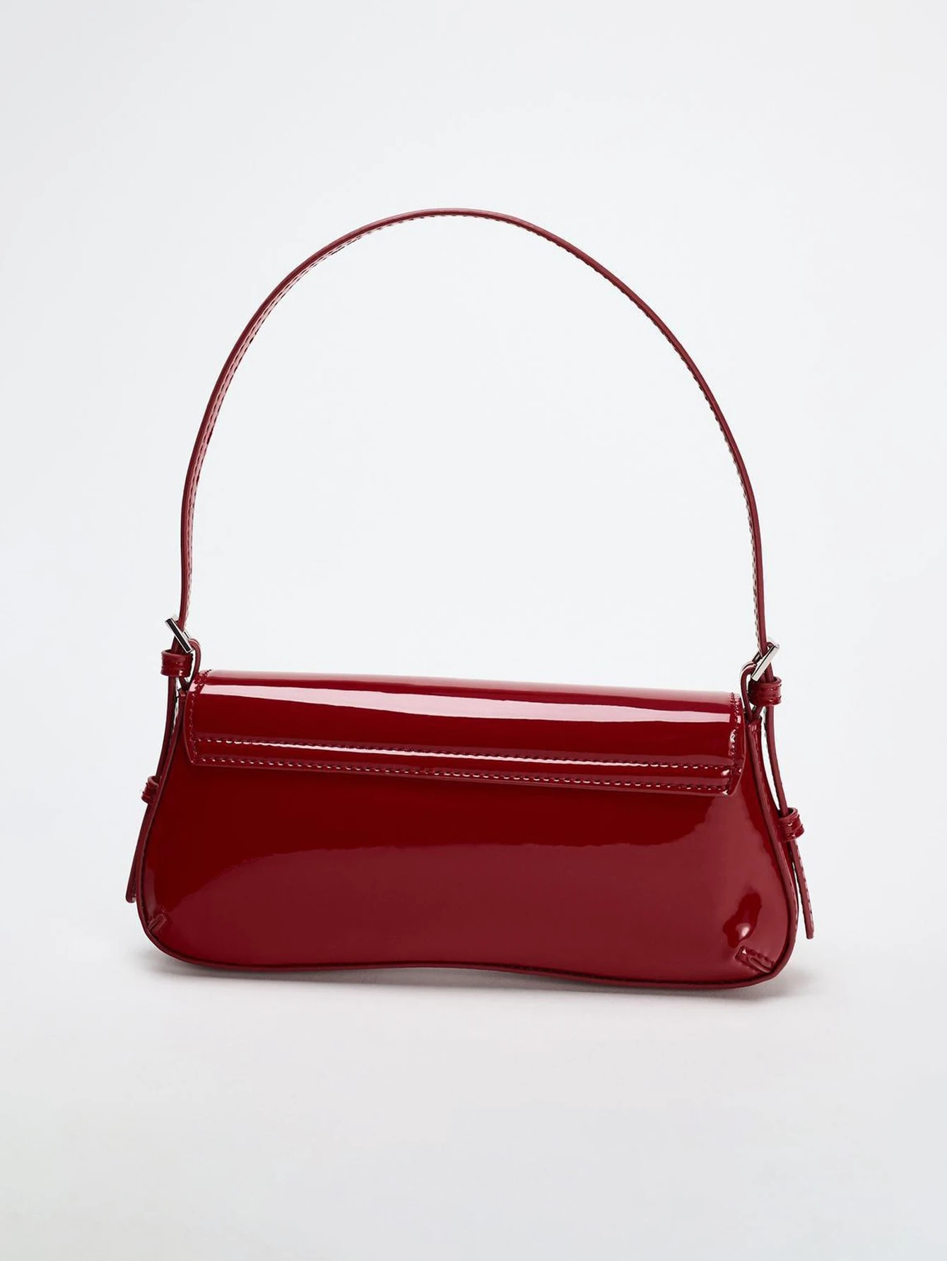 ショルダーバッグ・ポシェット Baguette Bag Red Red Baguette Underarm Bag New Fall 2024 Fashion simple