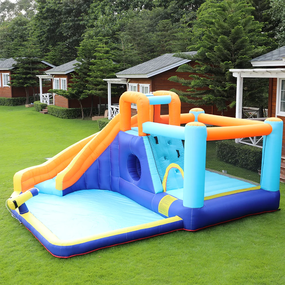 Airmyfun горячая Распродажа базовый популярный надувной дом Moonwalk, замок для детей, комбинированный надувной замок