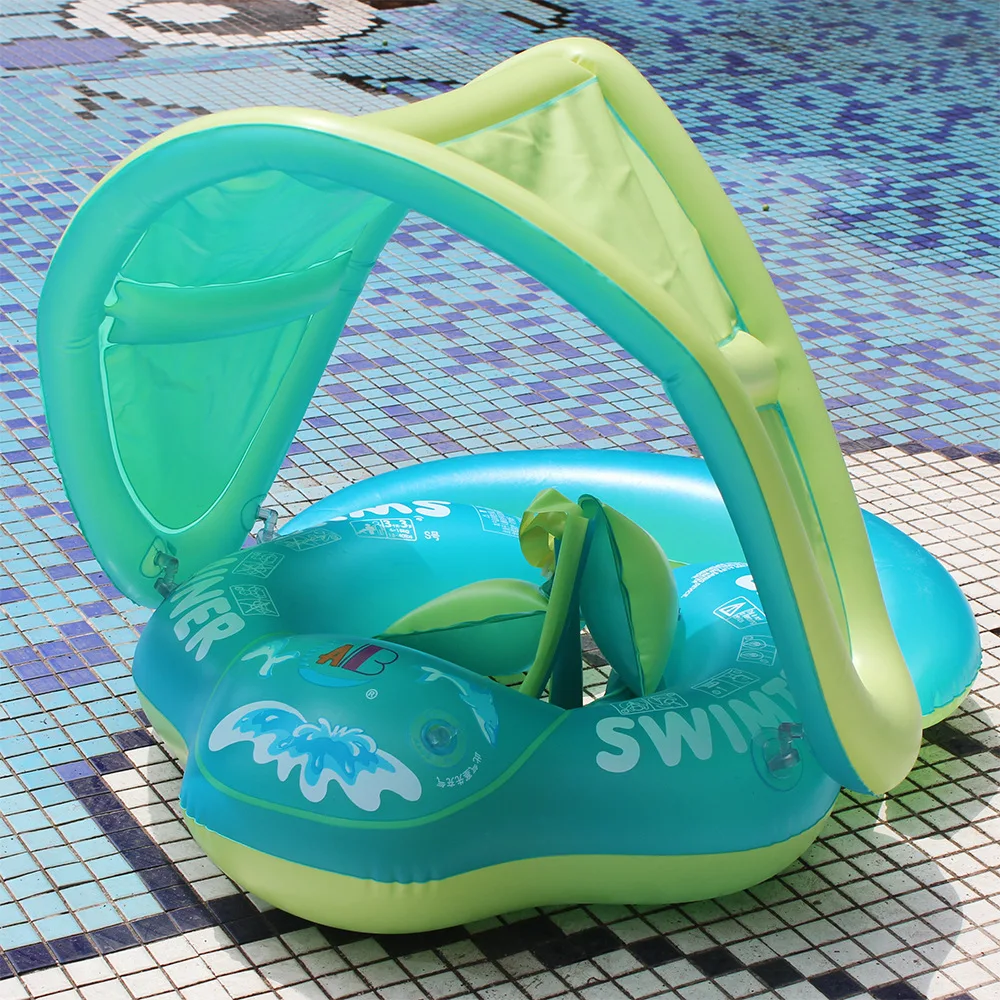 Inflatable Baby Swimming Ring Armpit Floating Kid Swimming Pool Accessories Circle Bathing Inflatable Toddler Rings Water Toys — view 5