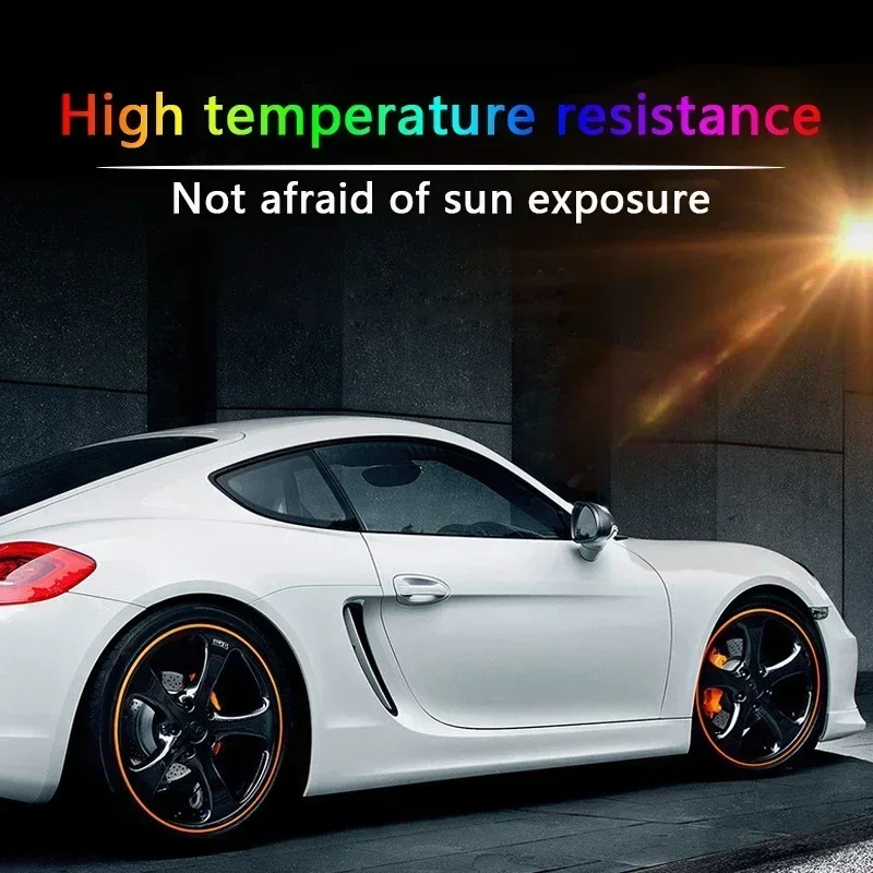 Rubber Car Wheel Rim Protectors with Adhesive Strip