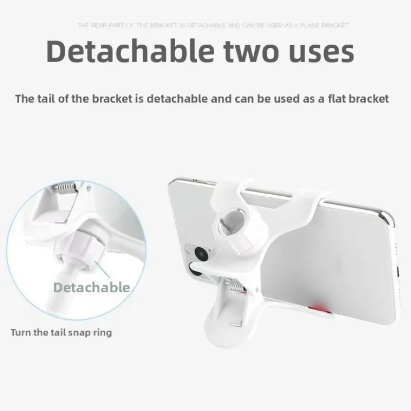 Supporto per cellulare flessibile e regolabile con clip, supporto per telefono da casa, letto o scrivania, supporto per smartphone_voghion.com