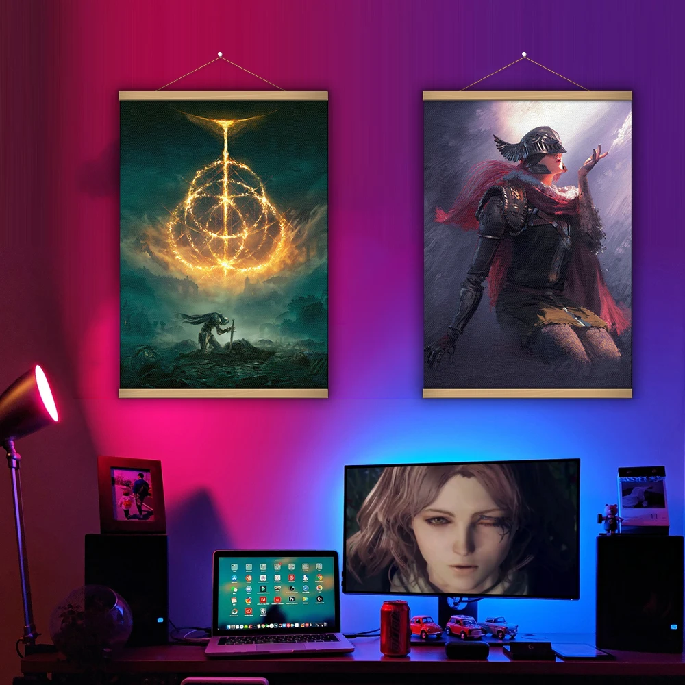 Elden Ring Poster Decor PS5 Anime Girls Video Game Canvas Prints