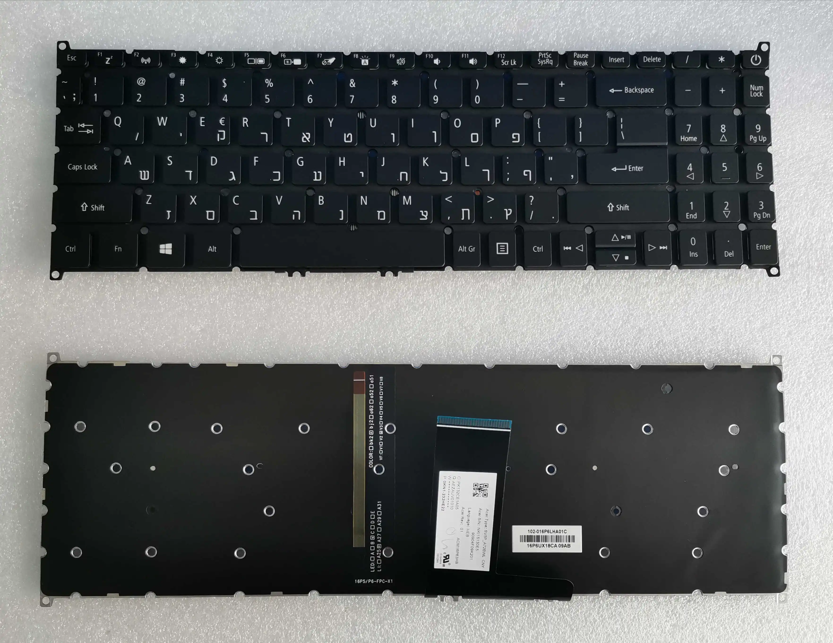 New Hebrew For ACER Aspire A315 42G A315 54K A315 55G SF315 51 SF315