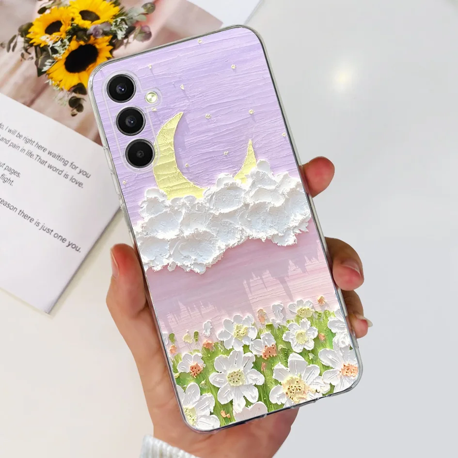 Marble Butterfly Soft Silicon Phone Case for Samsung Galaxy A24 4G