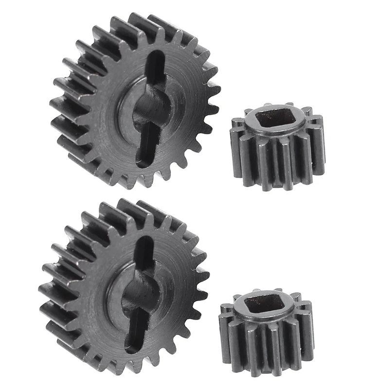 4Pcs Ar45 F9 Portal Axle Portal Gear Set 23T/12T For Axial Scx10 Iii Capra 1/10 Rc Crawler Car Upgrade Parts Accessories