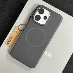 Simple Skin - Friendly Frosted Magnetic Anti - Drop PC Phone Case Cover for OPPO reno15 Pro mini (GRAY)