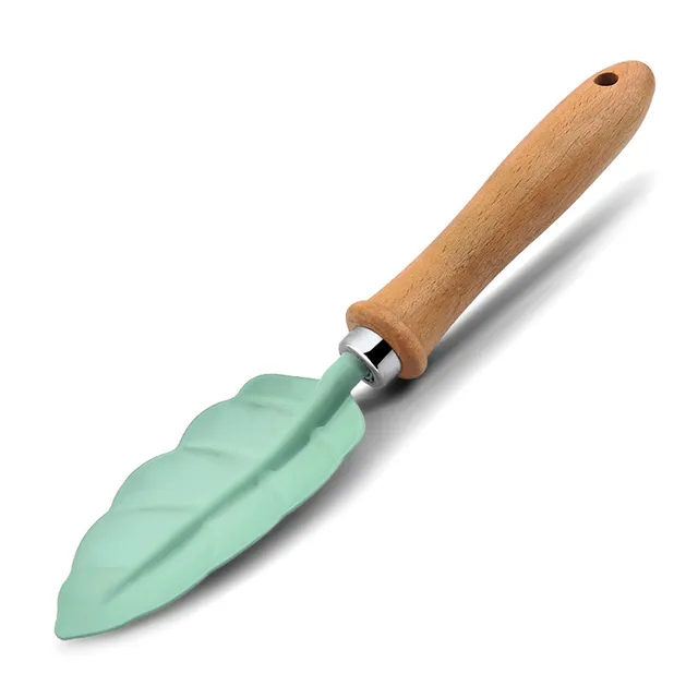 Little Gardener Tool Set Colorful  Safe Tools with Wood Hand Shovel Rake Fork Set Gardening Gifts for Kids Girls 4
