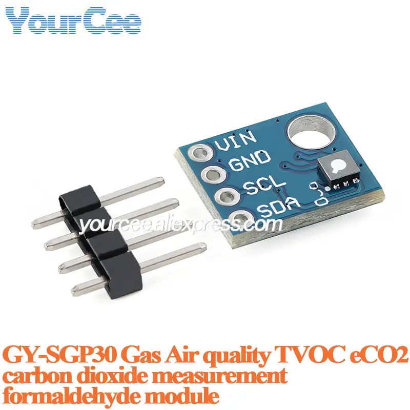 10pcs/1pc SGP30 SGP40 SGP41 Gas Air Quality Sensor Module TVOC ECO2 Carbon Dioxide Measurement Formaldehyde Air Detector image 7