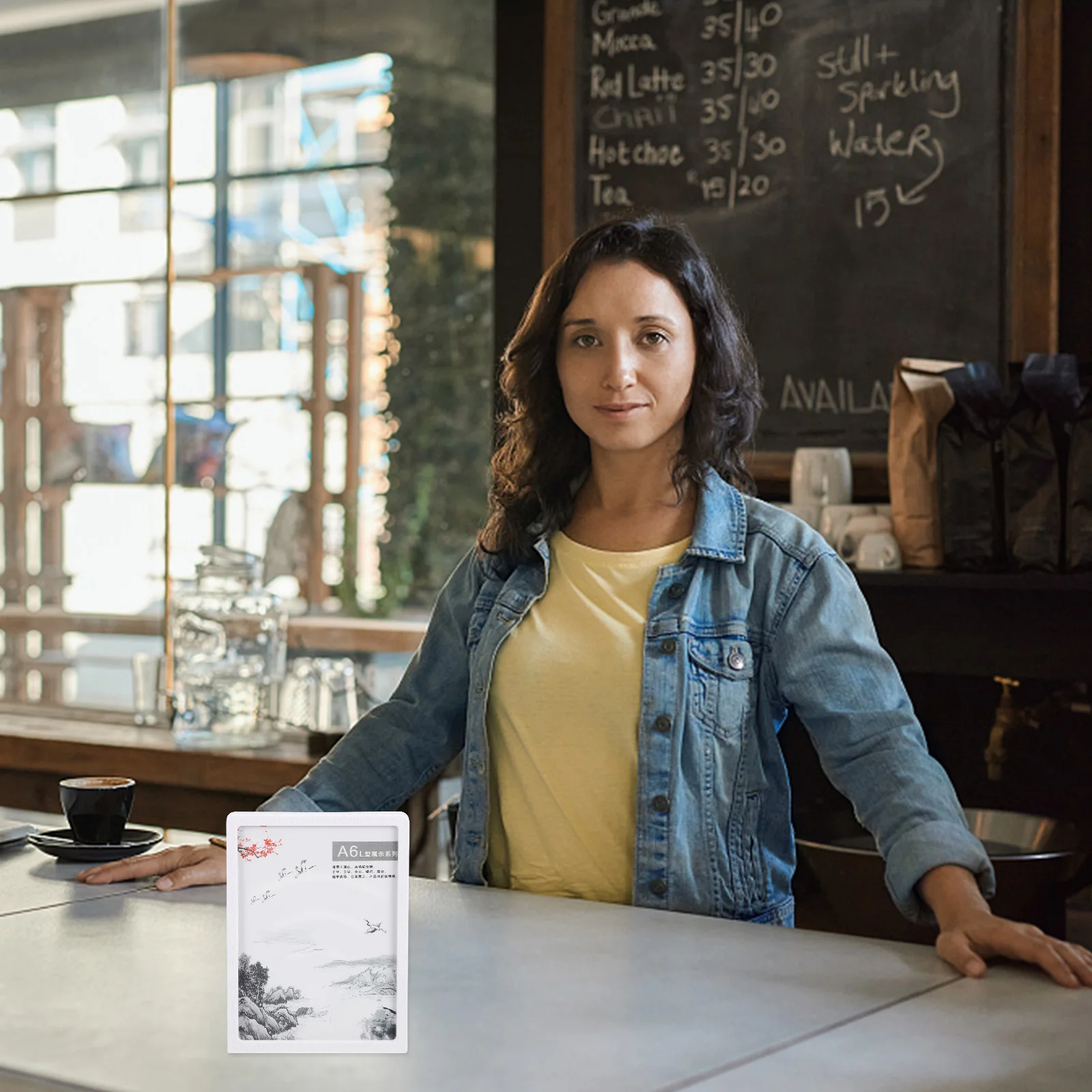 Рисунок 5 - Меню A4 наклонная стойка для ценников