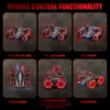Remote Control Cars for Double Sided Rotating Light Music Four-Wheel Drive Off-Road Racing Toy Racing RC Stunt Car Toy for Kids 3