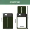 Automatic Chicken Coop Door Opener Upgrade ABS House Gate Sense Control Waterproof Pet Flap Accessories Battery Powered 2
