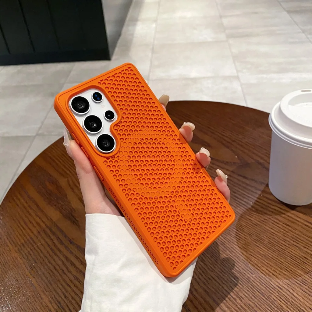 MagSafe Magnetic Honeycomb Mesh Phone Case with Heat Dissipation