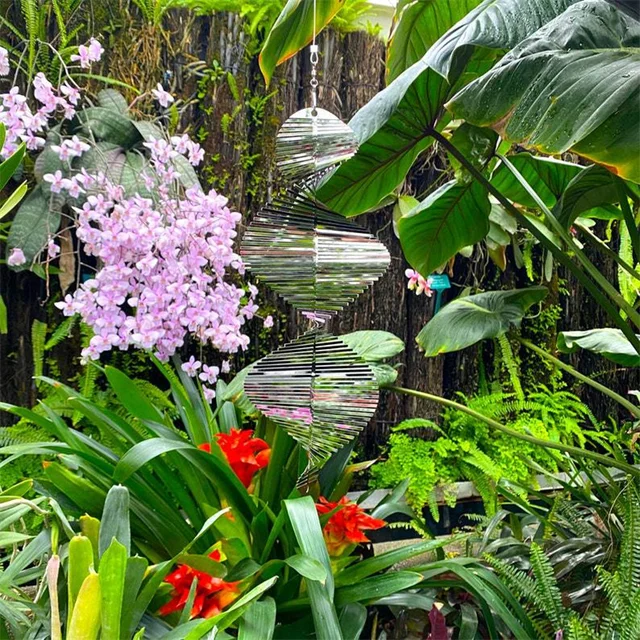 Északi Geometriai 3D -S Flip Szélhámok Kerti Park Tengerparti Ablak Nagy Fa Lógó Forgó Szélskessző Kültéri Függő Dekoráció - Image 4