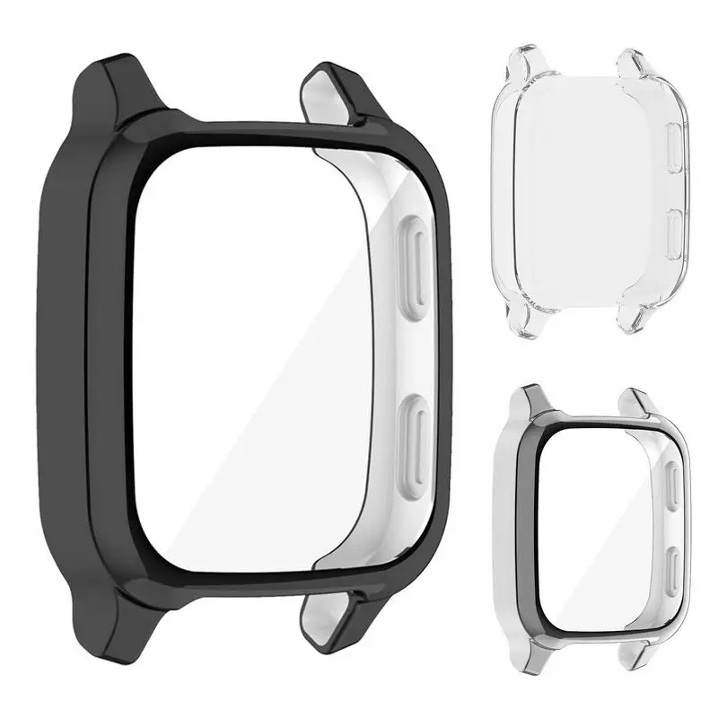 

Watch Protective cover film TPU Full Cover Electroplating Glass+Cover For Venu Sq2 Watch protective accessories for smartwatches