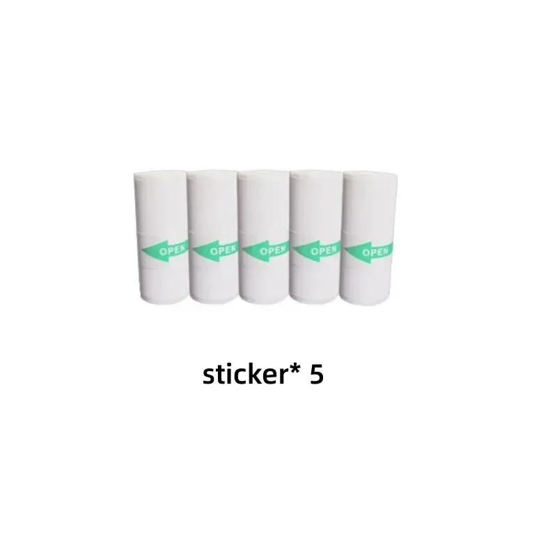 5 rolls stickers