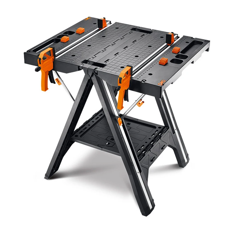 

Mobile Portable Woodworking Table Sawing Machine Multi-function Workbench Portable Folding Tool Safe and Durable