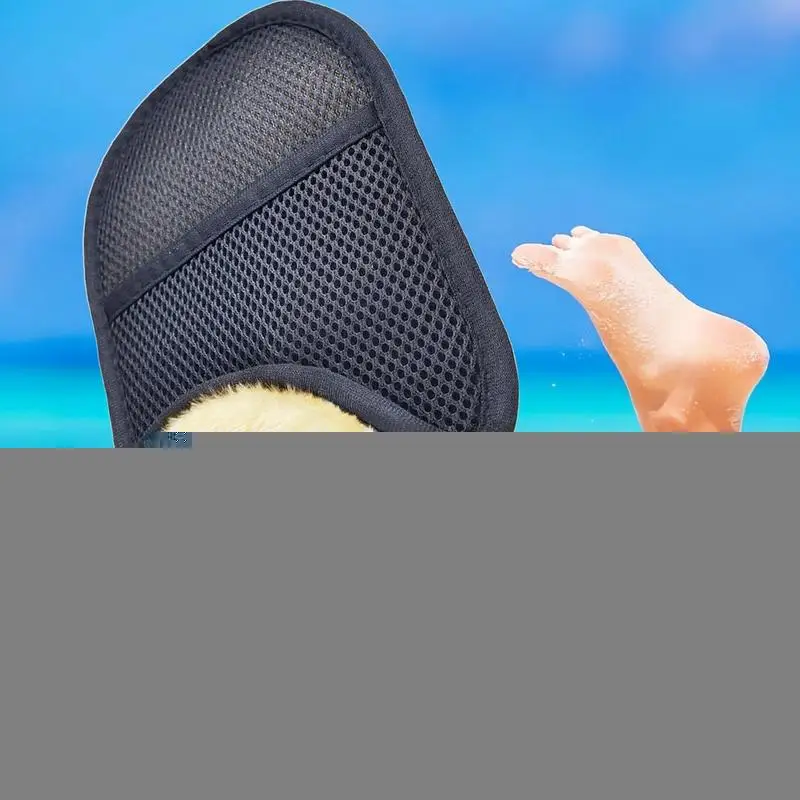 Sand Off Beach Mitt Sand Cleaner Mitt Skin-Friendly Beach Cleaner Quick Remover For Summer Vacation Must Haves