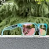 KDEAM Unisex Square Sunglasses Polarized Flash With Stylish Mirrored Pink Sun Glasses New Colors KD332