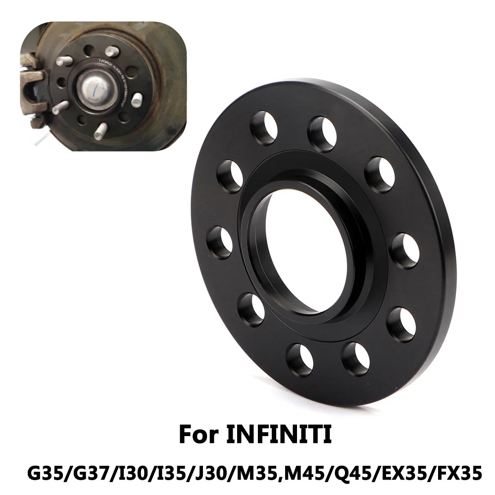 

2Pieces 3/5/8/10/12/15mm Wheel Spacer Adapters 5x114.3 66.1 to 73.1 suit for INFINITI G35/G37/I30/I35/J30/M35/M45/Q45/EX35/FX35