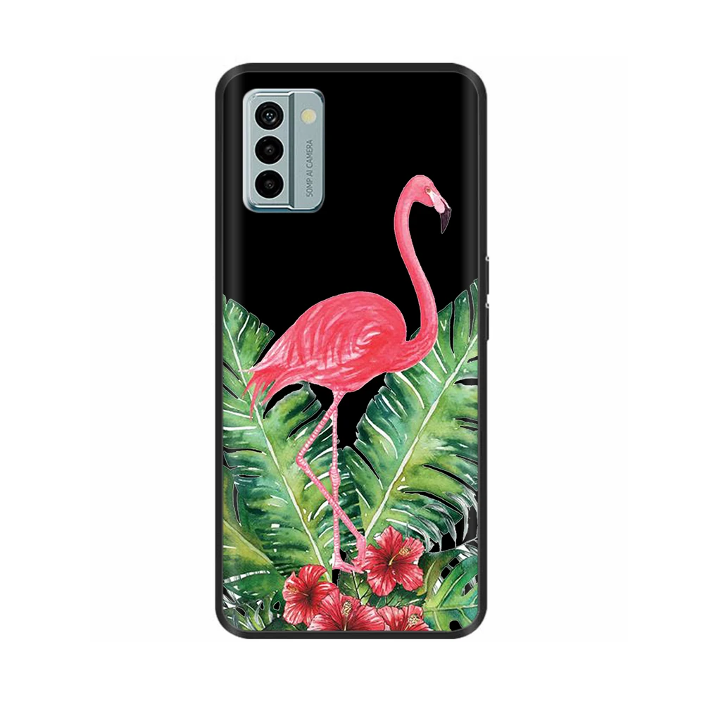 Nokia G22 Cool Silicone TPU Protective Shell - Painted Soft Back Cover with Black Bumper