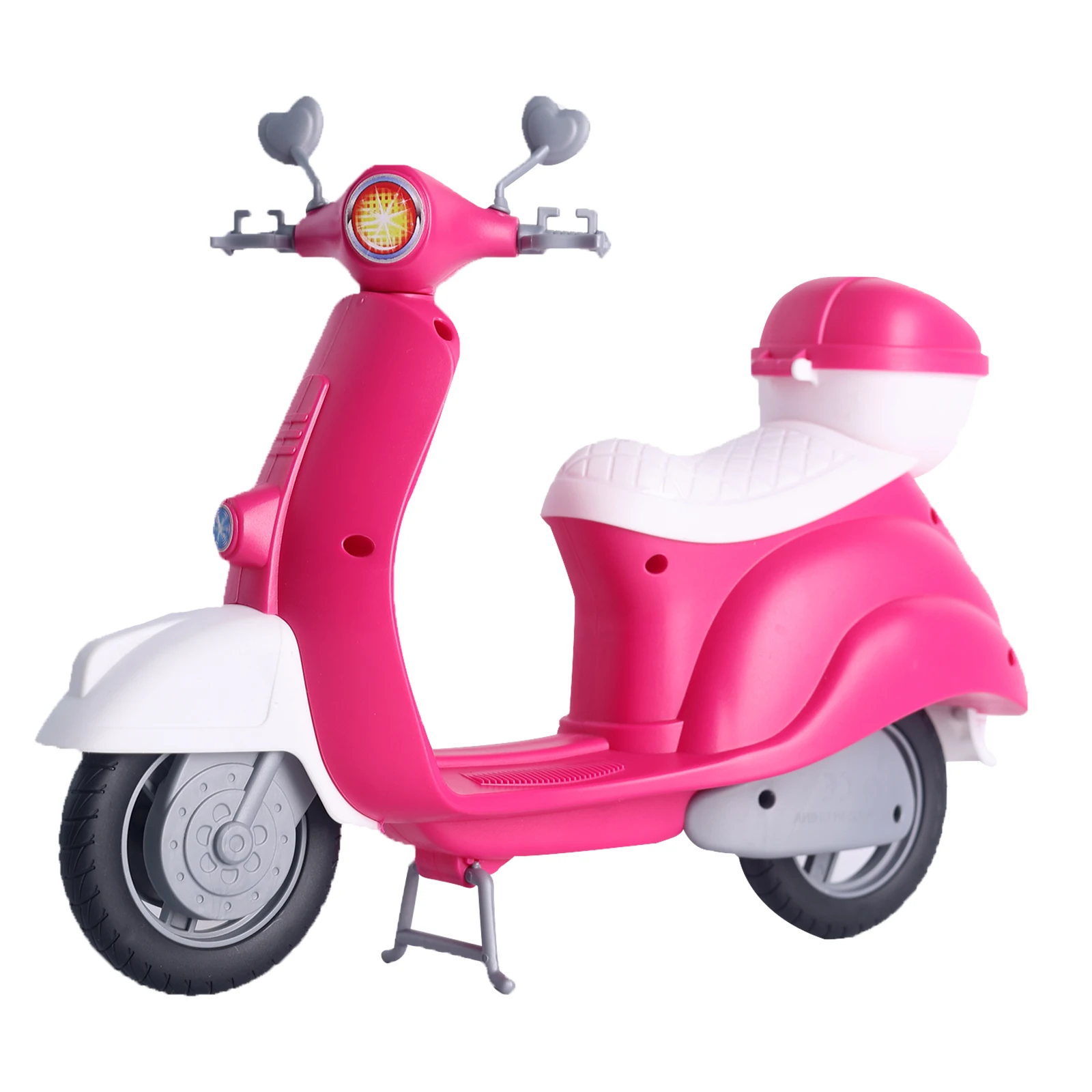 Doll Toy Car Fashionistas Bright Pink Scooter Travel Playset with Pet Puppy and Themed Accessories Realistic Details
