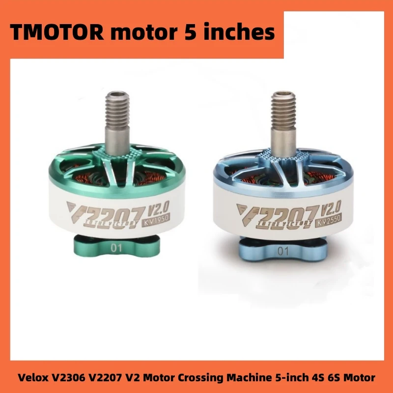 T-Motor Velox V2207 V2 2207 1750Kv 1950Kv 5-6S / 2550Kv 4S Motore Brushless Per Fpv Racing Drone Quadcopter Freestyle Rc Parts