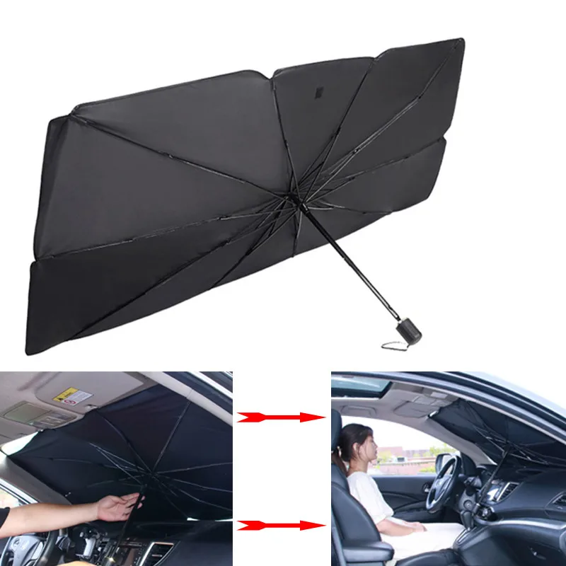 

Car Sun Shade Protector Parasol Auto Front Window Sunshade Covers Interior Windshield Cover Protection Windscreen Accessories