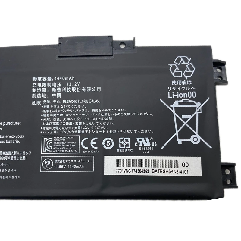 Bateria Genuína do Portátil para Thunderobot Squ1711 Genuíno Squ-1718 3icp6 60 72 11.55v 50.28wh 911m 911air 911s 911 Targa G7000m G8000m - Imagem 2