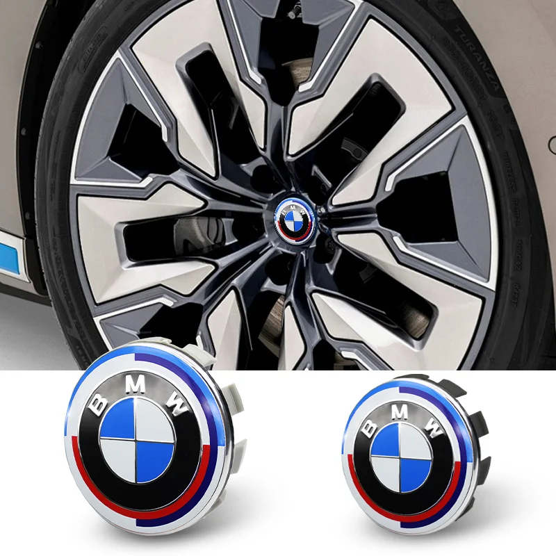 Wheel Center Cover Wheel Hub Center Integrated Cover Logo 4Pc For BMW G20 G32 G11 X3 X5 X4 X6 X7 G30 G12 F40 F30 X1 X2