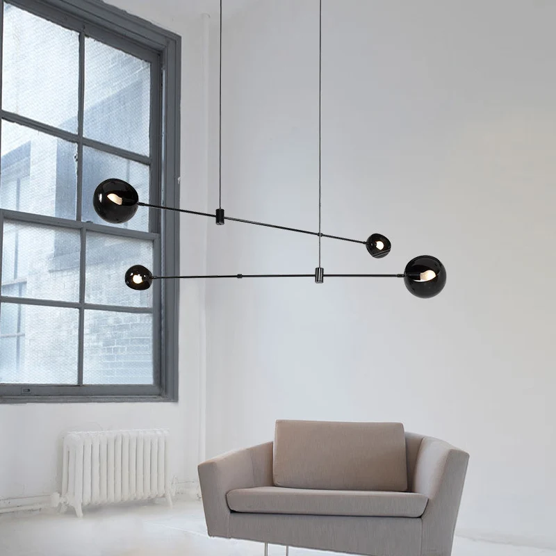

Nordic Minimalist Designer Living Room Cloakroom Pendant E27 Light Personalized Iron Plated Restaurant Bedroom LED Pendant Light
