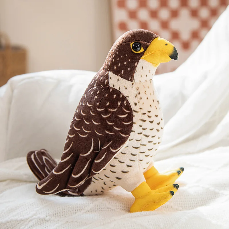 thumbnail image 1 of Cute Simulation Eagle Plush Toys Bird Falcon Stuffed Animals Plushies Dolls Soft Soothing Pillow Home Decor Children Gifts, 1 of 5