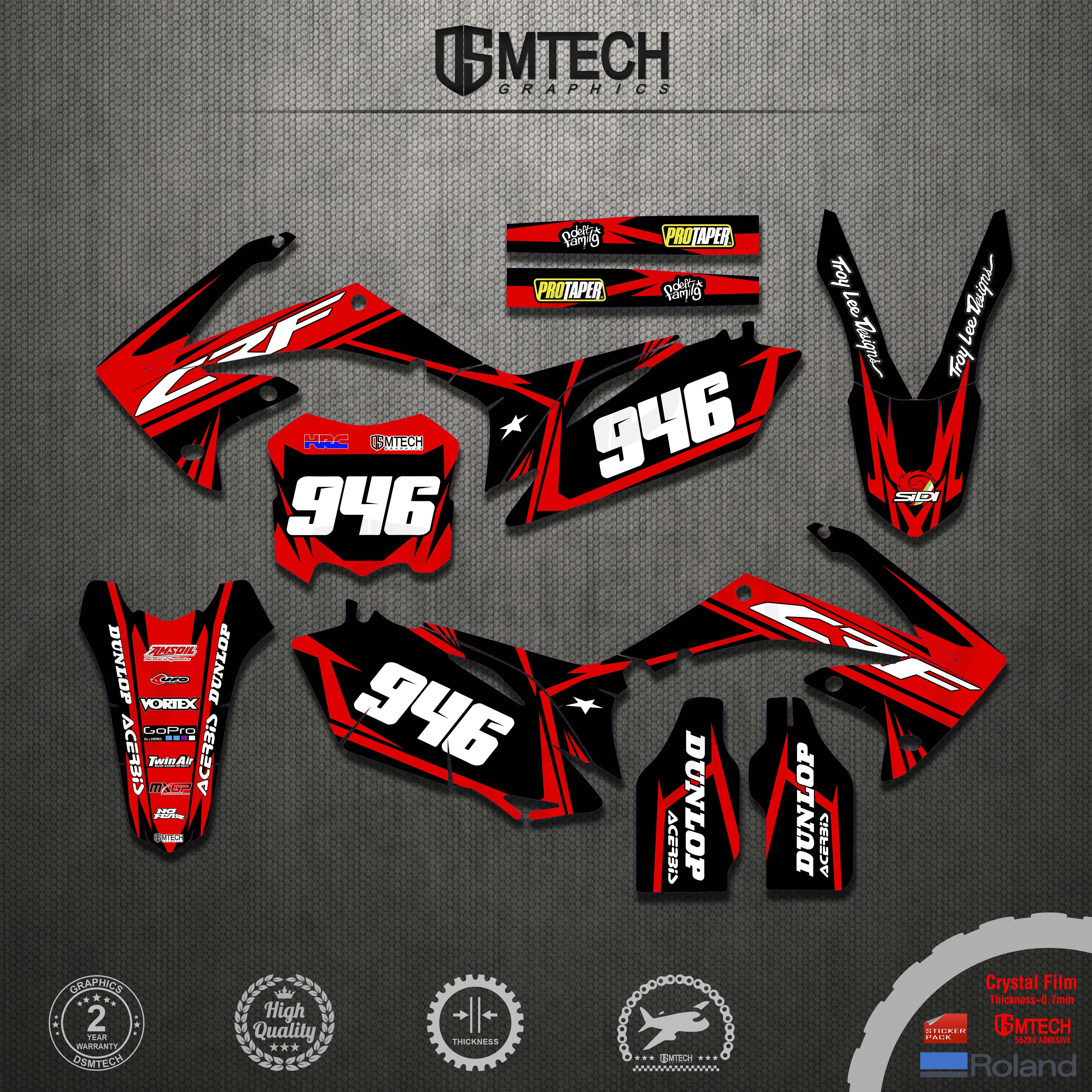 

DS New Style TEAM GRAPHICS DECALS STICKERS Kits for Honda CRF250 CRF250R 2010 2011 2012 2013 CRF450 CRF450R 2009 2010 2011 2012