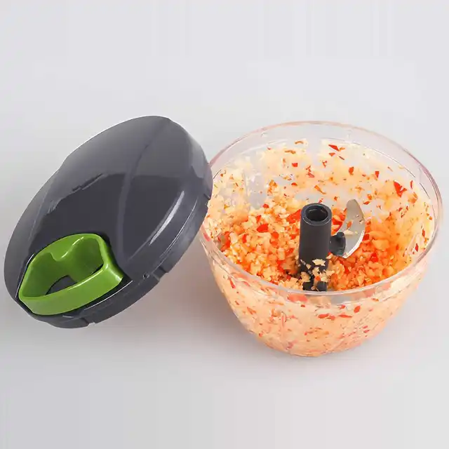 600/1000ml Manual Food Chopper Hand Pull String Vegetable Cutter Onions Garlic Chopper Fruits Herbs Nuts Kitchen Food Processor 4