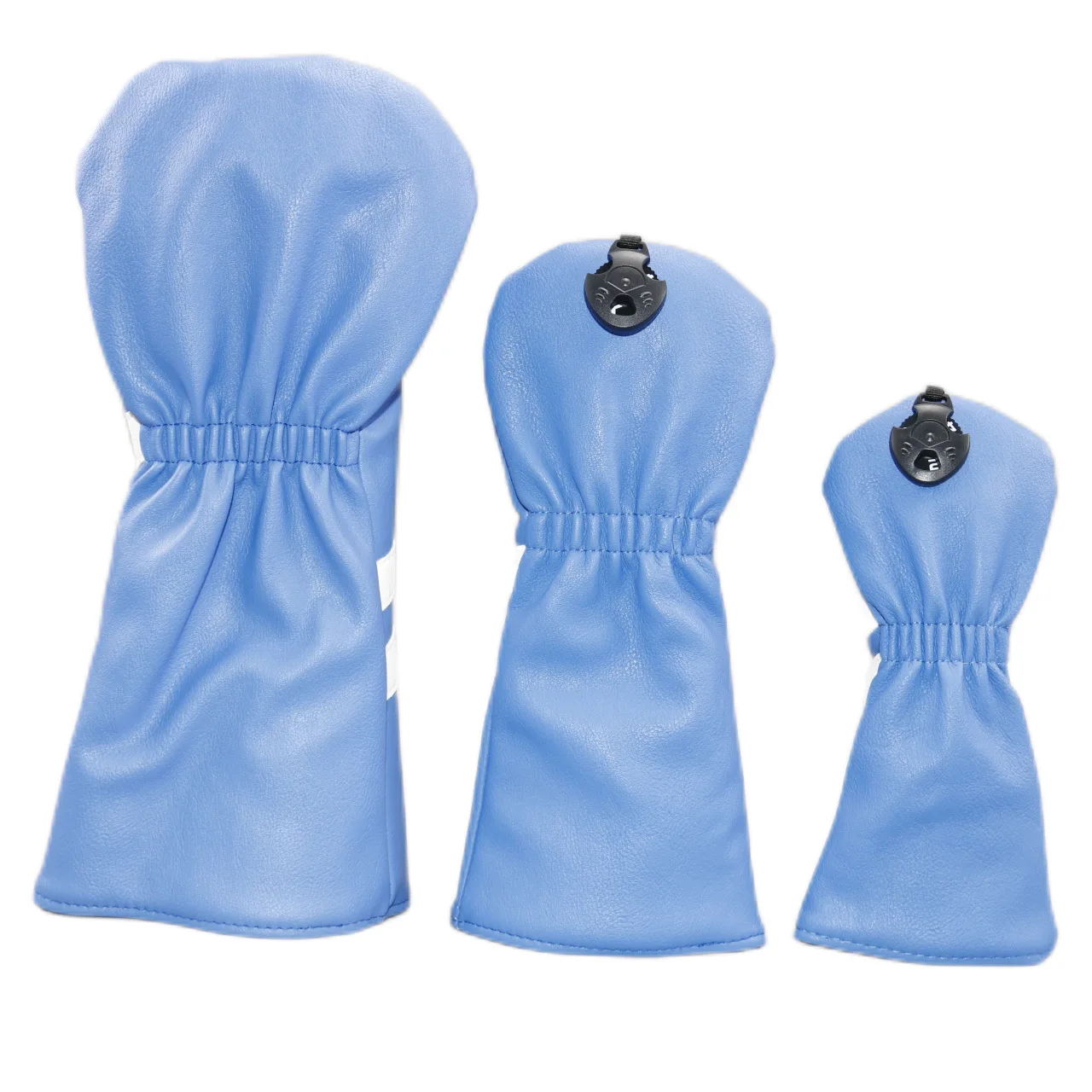 Golf Club Covers Set of 3 Pcs,Driver Headcover,for 1 Driver (460cc) 2 Fairway Woods, with Rotating Number Plate to Adjust Number 5