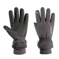 2021 Mittens Women's Winter Warm Windproof Waterproof and Velvet Mittens Non Slip Touch Screen Outdoor Sports Ski Cycling Gloves