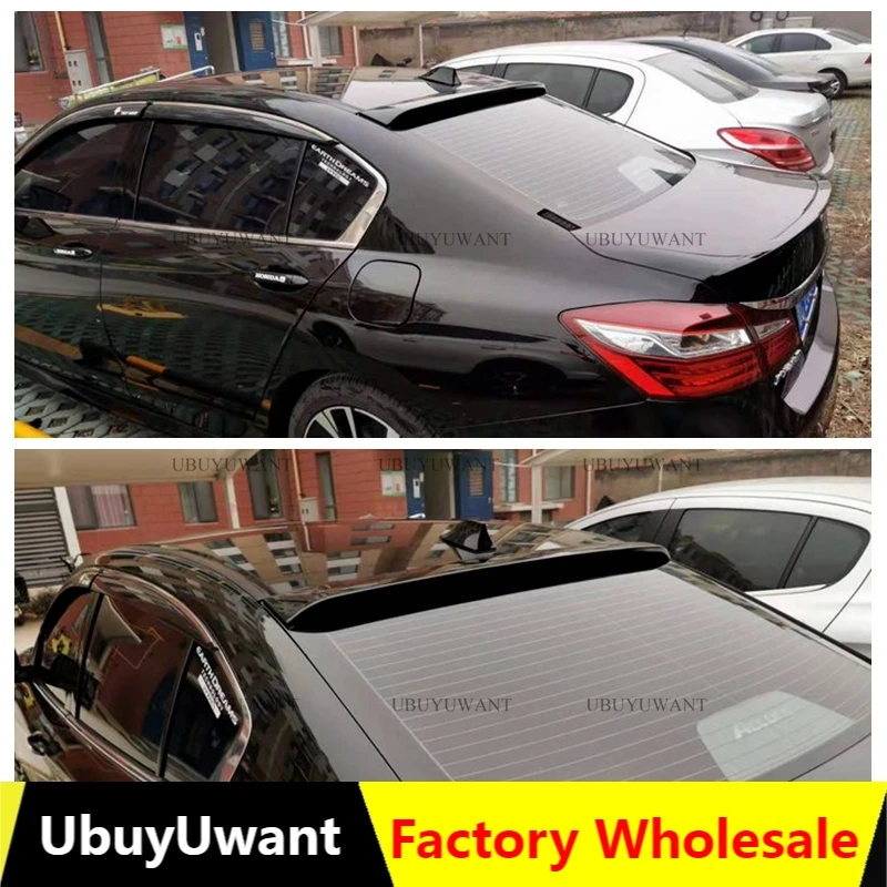 

Car Tail Wing Decoration For Honda Accord 9th 2014 2015 2016 ABS Plastic Primer Color Rear Trunk Spoiler