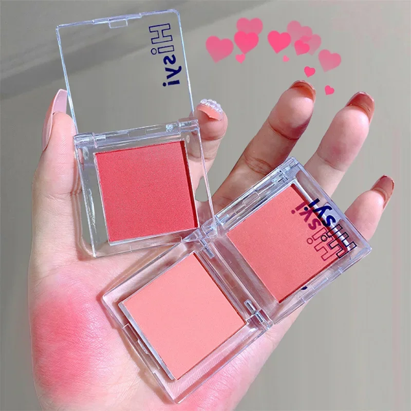 Monochrome Blush Pink Peach Rouge Matte Natural Good Complexion Cheeks Contouring 3D Eyeshadow Korean Make Up Palette Maquiagem