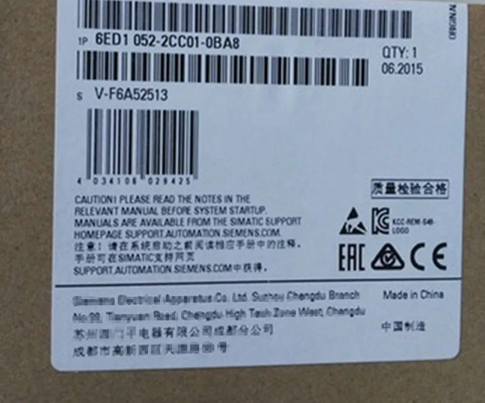 

Новый оригинальный логический модуль 6ED1052-2CC01-0BA8 /6ED1 052-2CC01-0BA8
