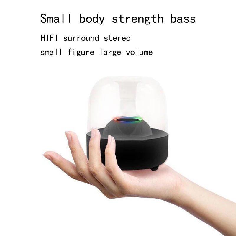 haman Subwoofer Bluetooth Speaker Bass Mini version wireless Bluetooth support memory TF card /USB Gift