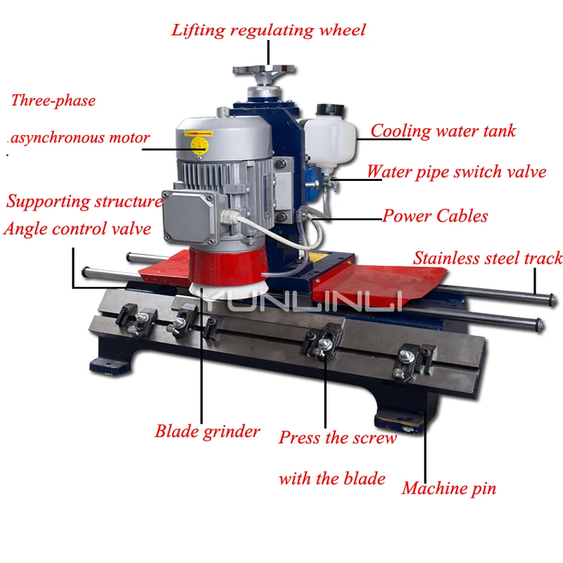 Woodworking Universal Sharpening Machine High Precision Linear Electric Knife Sharpener Small Horizontal Grinding Planer MF600 4