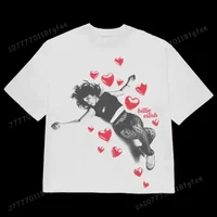 2024 Tour Concert B-Billie Eilish T-shirt Hip Hop Casual Tshirt O-Neck Short Sleeves Fashion Men Women Luxury high quality Tees 1
