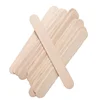 100 Pieces Disposable Wood Stick Beauty Spatulas Log Hair Removal Wax Coating and Scraping Tool Eyebrow Trimming Wooden Stick 4