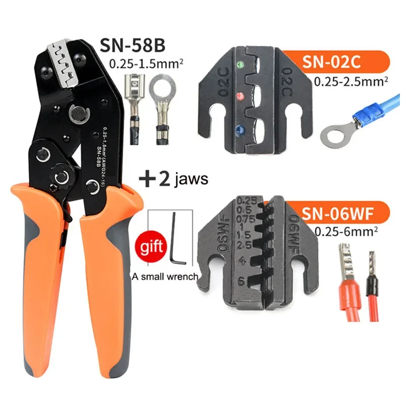 220v New New Multifunctional Crimping Pliers Interchangeable Die Cold Pressing P