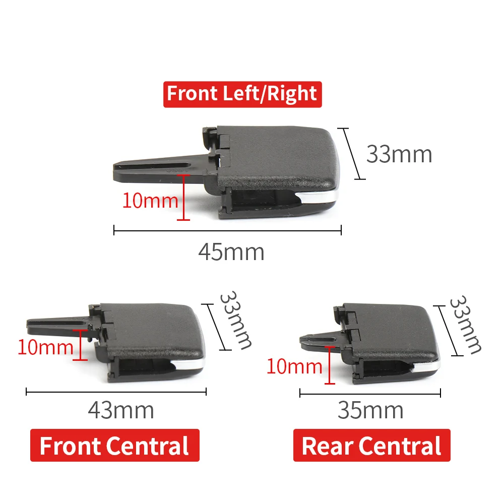 메르세데스 W166 X166 W292 차량용 앞뒤 AC 벤트 그릴 에어컨 통풍구 수리 부품 (벤츠 ML GL GLE GLS 클래스 용)