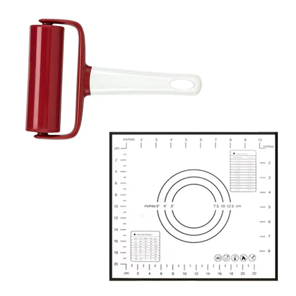 

Convenient Roller Portable Gear Rolling Pin Durable Easy To Clean Rolling Pin Dough Preparation Accurate Measurement Kitchenware