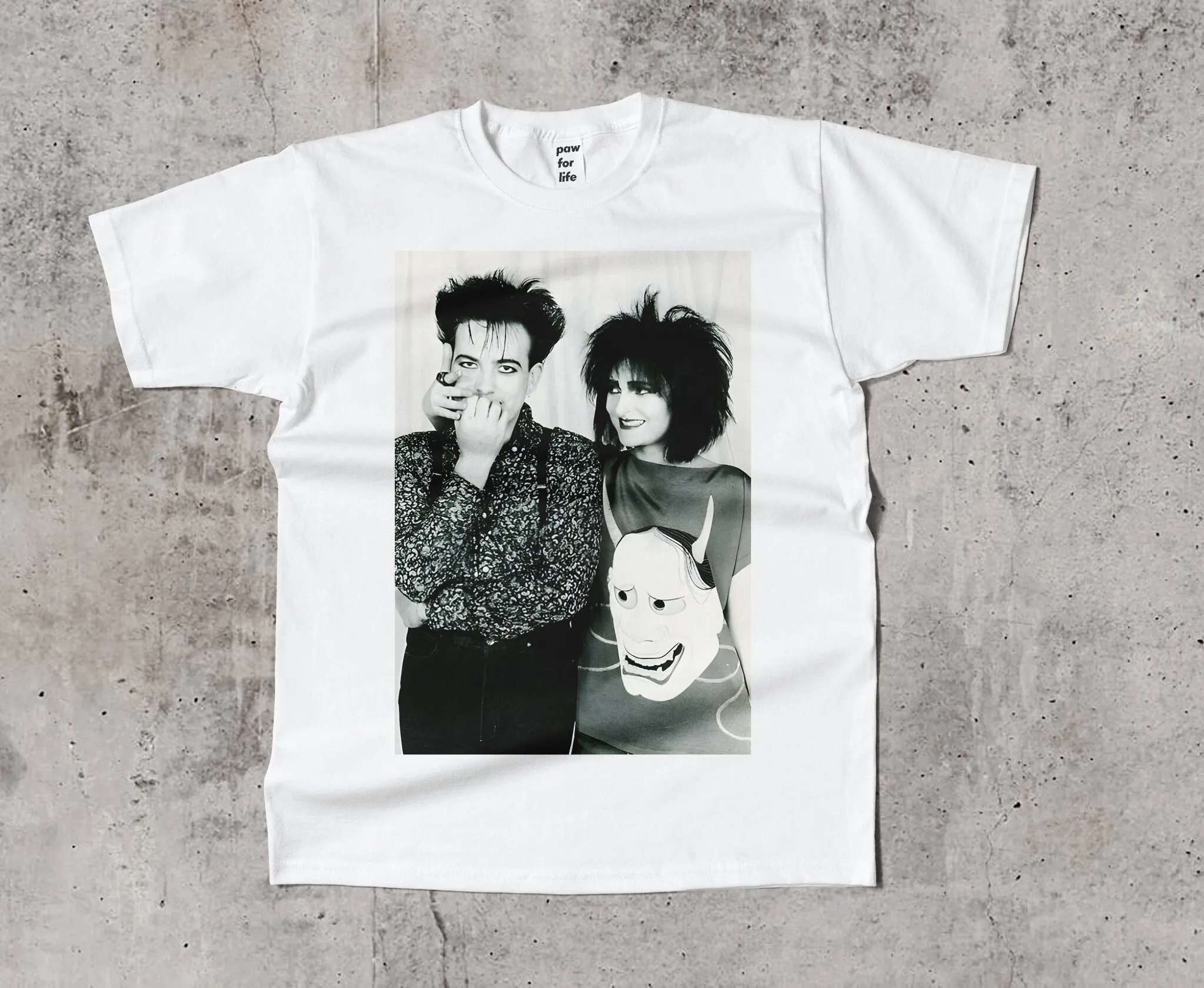Maglietta Vintage Robert Smiths E Siouxsie Siux