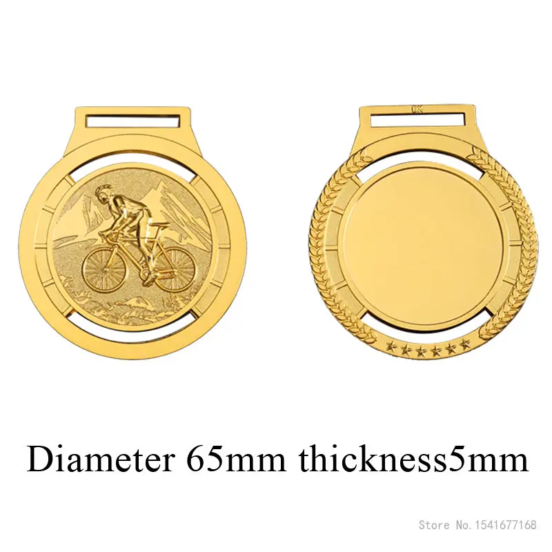 General Bicycle Competition Medal, Customized Gold, Silver and Copper, Cycling Competition Award, Group Award, Home Decor, New